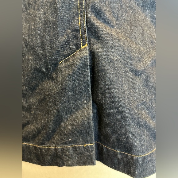 Land’s End Double Breasted fitted denim blazer jacket new without tags size 14 - Picture 8 of 15